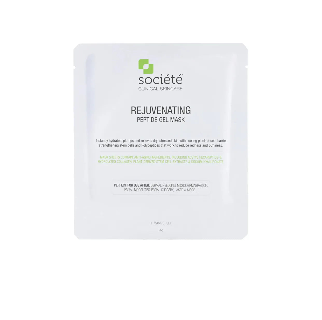 Société Clinical Skincare Rejuvenating Peptide Mask x 1