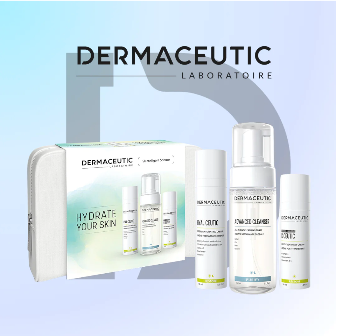 Dermaceutic Hydrate Your Skin Skincare Kit